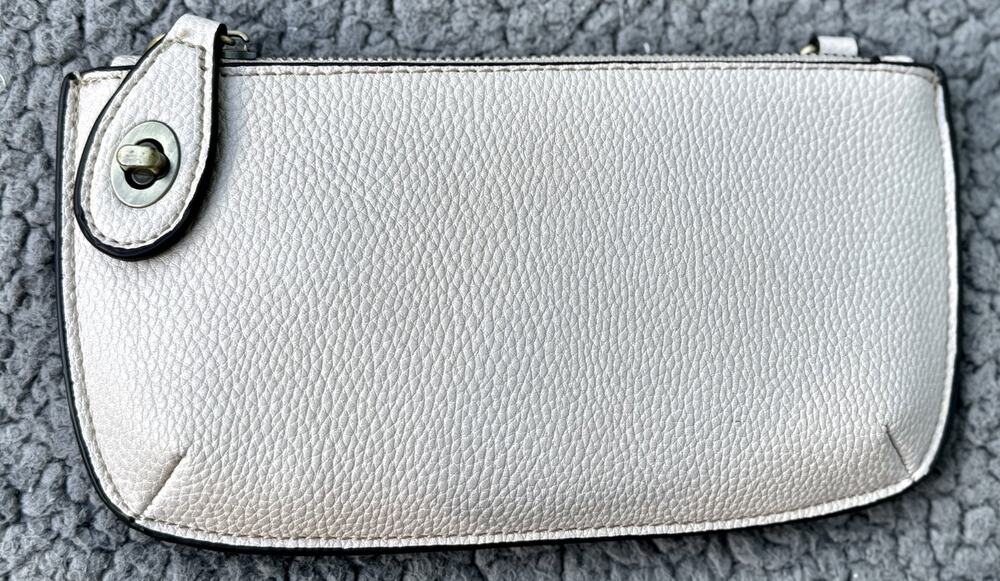 Joy Susan Mini Crossbody Wristlet Clutch -STONE